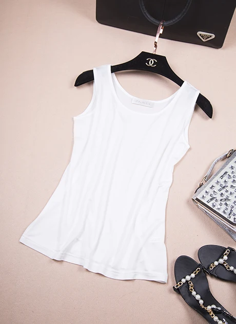 

Single mulberry silk export limited money day Real silk knit white loose sleeveless vest size code