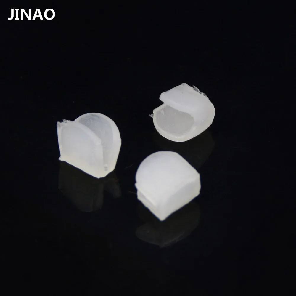 JINAO 2 Pcs Grills Molding Fixing Bar Reusable Silicone Top & Bottom Fitting Mold For HipHop Teeth Grillz