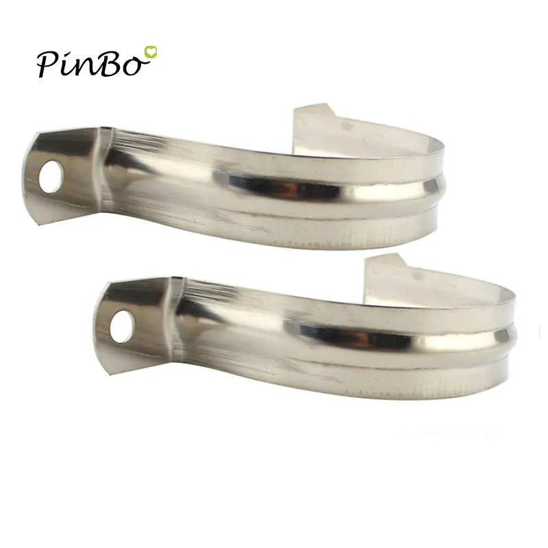 5pcs Dia 5mm 304 Stainless Steel U Shaped pipe Saddle cilp Clamp Pipe Straps Stormwater PVC Downpipe