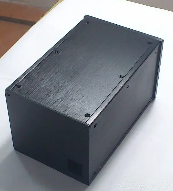 Black Full aluminum amplifier chassis / Power Shell / Tube amp amplifier / AMP Enclosure / case / DIY box (161*140*251mm)