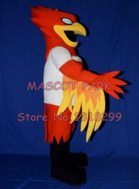 Mascotte fuoco uccello aquila costume della mascotte formato adulto personalizzabile cartone animato fuoco tema costumi anime vestito operato