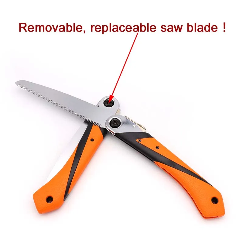 1pcs Portable Folding Saw 170mm Universal Hand Saw For Garden Pruning Trees Camping DIY Woodworking Hand Tools