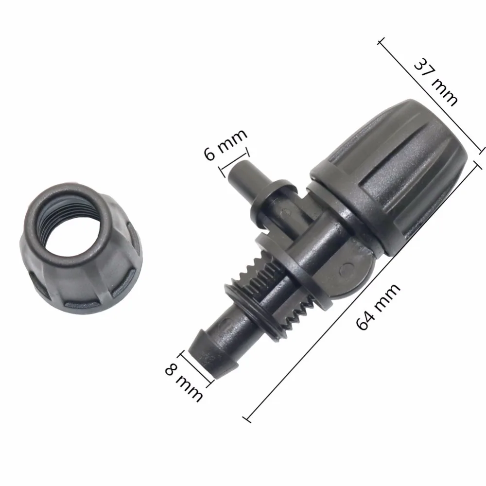 3 pcs 8/11mm To 6mm Hose Connector Watering Nozzle connector For Garden irrigation spray