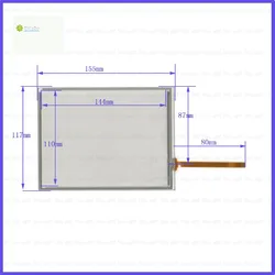 ZhiYuSun 6.5Inch  4:3 155mm*117mm  6.4 Wires Resistive TouchScreen Panel Digitizer  155*117 for Car mp5 player this's compatible