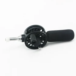 High Qulitiy Ratio 1:1 Fly Reel 18cm Pass Pole Fly Fishing Reel with Accessories Former Rafting Reel Boat Ice Fishing Wheel T45