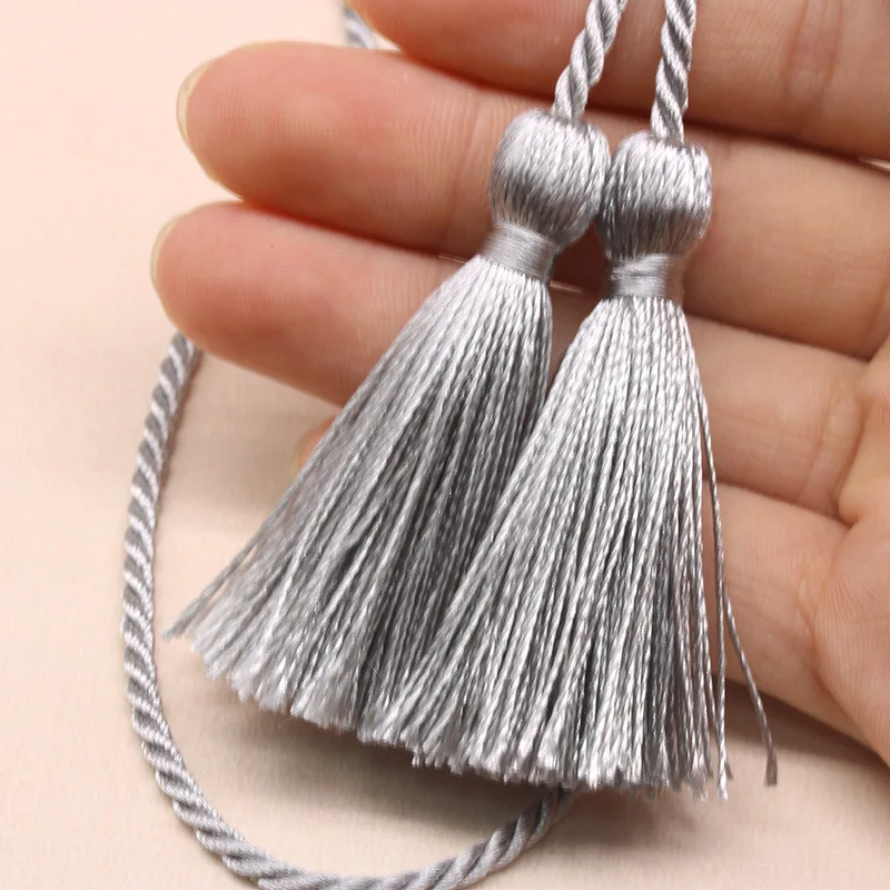 5PC Polyester Two Head Rope Tape Tassels Home Textile Curtain Clothing Pendant Craft Tassels DIY Clothing Decoration Material