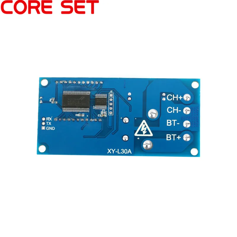 6-60v 30A 10A Solar Battery Controller Charge Protection Board Charger Time Switch 12v 24v 36v 48v Lead-acid Battery Capacity