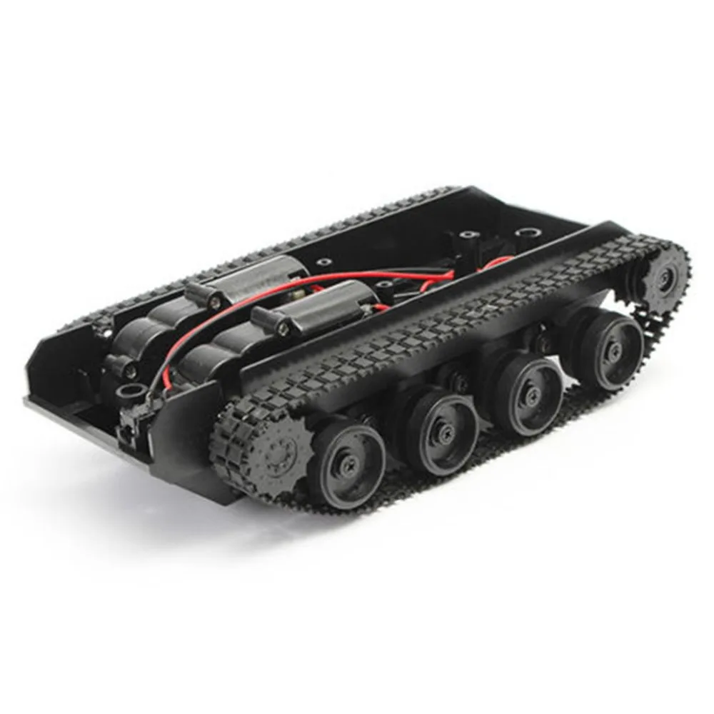 Rc Tank Smart Robot Tank Car Chassis Kit Rubber Track Crawler For Arduino 130 Motor Diy Robot Toys For Children