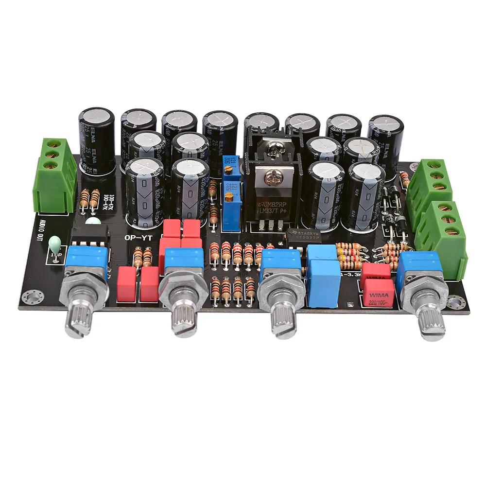 AIYIMA NE5532 OP AMP AMP เครื่องขยายเสียง Preamplifier Volume ควบคุม HIFI Preamp Tone Dual AC12V-22V สำหรับเครื่องขยายเสียง DIY