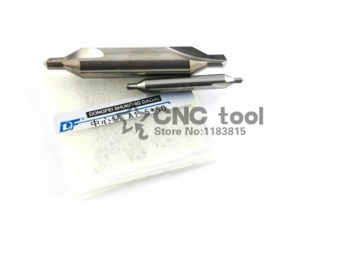 A3.0*D8 2pcs/set 60 degrees High quality Solid carbide center drill Processing: stainless steel and Steel etc.
