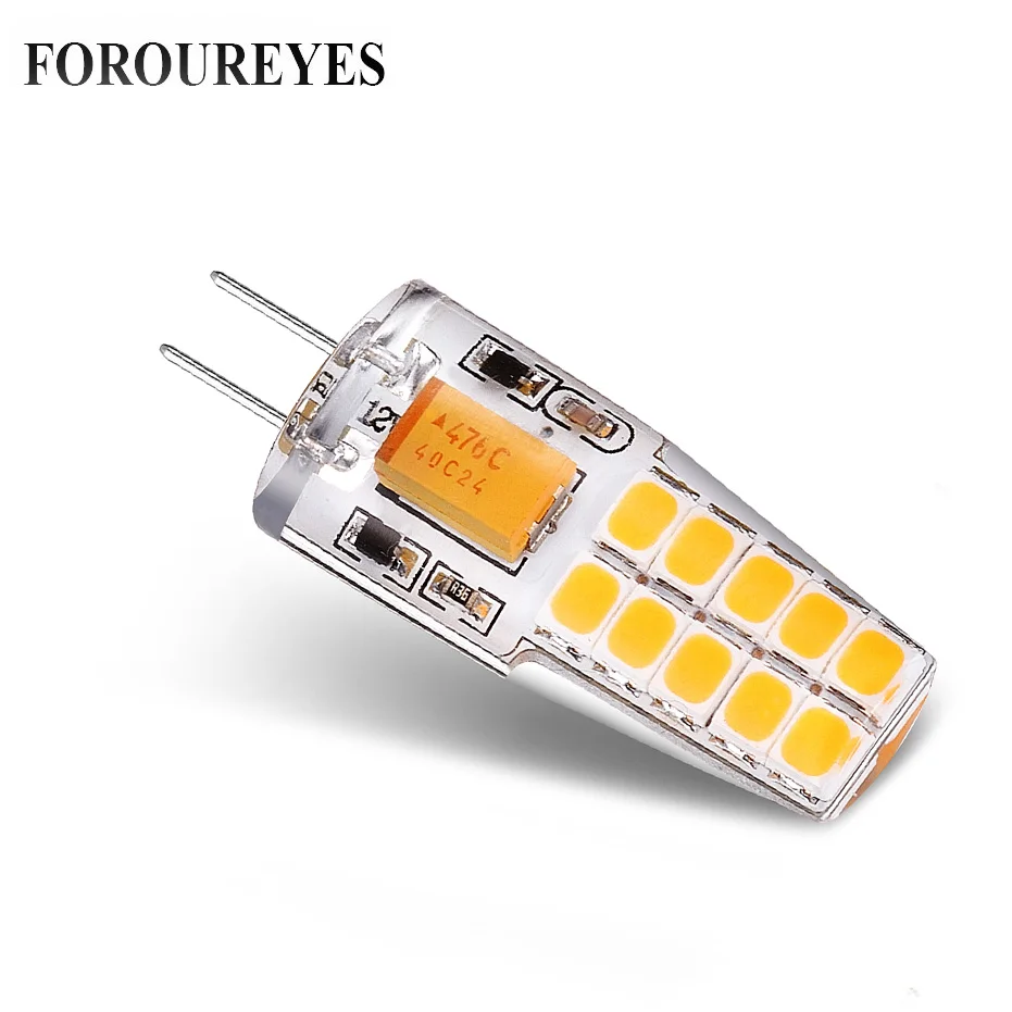 

Super Bright G4 led Bulb SMD2835 12V 3W 360 Degree Angle Beam led lamp home lighting crystal chandelie Replace 30W Halogen Light