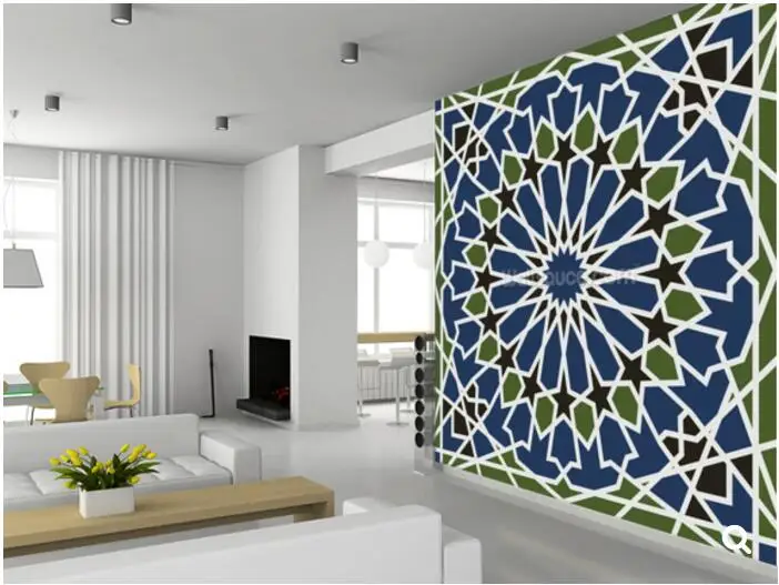 

Custom art wallpaper,Arabesque seamless pattern,for the living room bedroom dining room ceiling background wall vinyl wallpaper