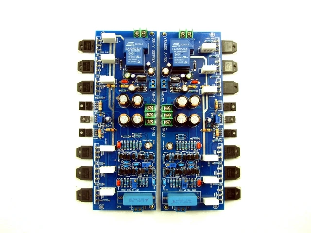 

A100 Refere golden voice circuit A-100 50W+50W 2.0 channel Field tube input ON NJW0302 NJW0281 class A audio amplifier board