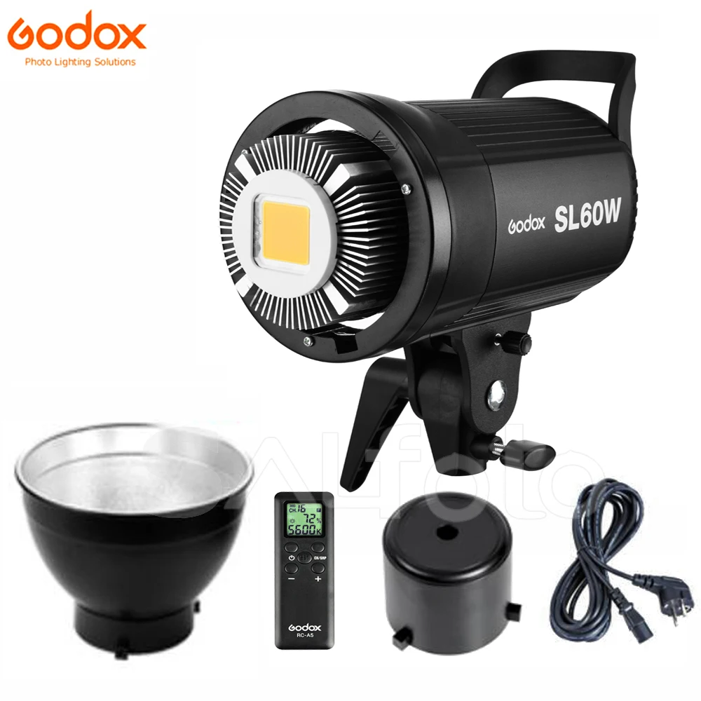 Godox SL60W CRI 95+ Fotostudio LED-videolamp SL-60W Wit 5600K 60W Bowens Mount Fotografie Invulverlichting