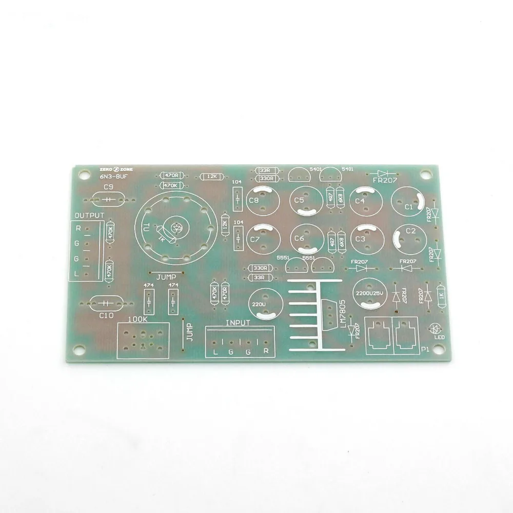 Free ship 6N3 electron tube buffer / tube preamp / tube buffer PCB