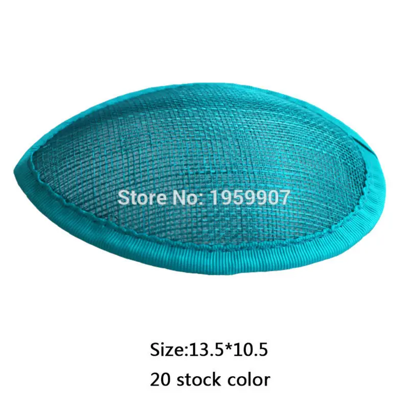Sinamay Teardrop Base Fascinator Base for Headpiece 20pcs/lot #20Color view 6