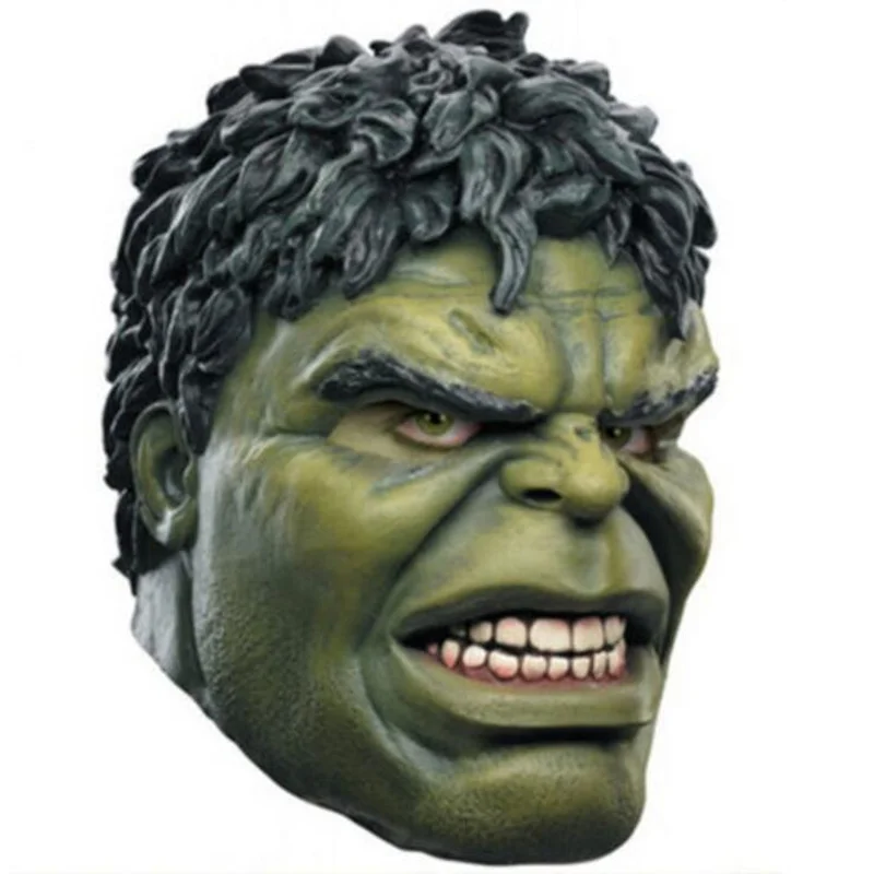 Superhero Hulk Adult Latex Mask Cosplay Costumes Masks Full Face Helmet Halloween