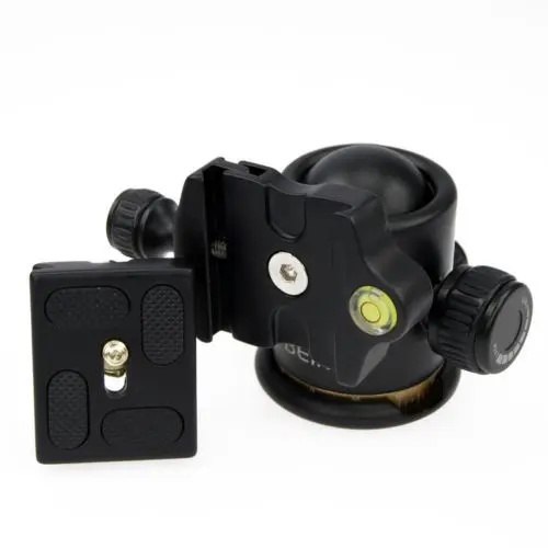 Beike alumínio BK-03 tripé bola cabeça + placa de liberação rápida pro câmera tripé carga máxima para 8kg