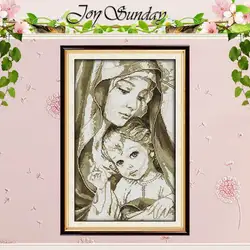 Virgin Mary (2) Patterns Counted Cross Stitch Set 11CT 14CT 16CT Stamped DMC Cross-stitch Kit Embroidery Needlework Home Decor