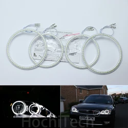 Ultra bright SMD white LED angel eyes  ring kit daytime running light DRL For FORD Mondeo MK3 2001-2007 Car Styling