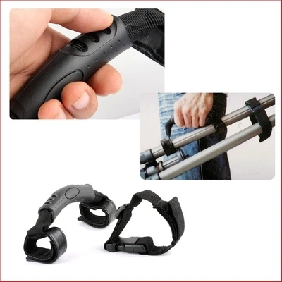 Adjustable Rubber Carrying Holder Handle Grip Buckle Strap Set for Support Tripods Monopod legs Light Stand Suspender