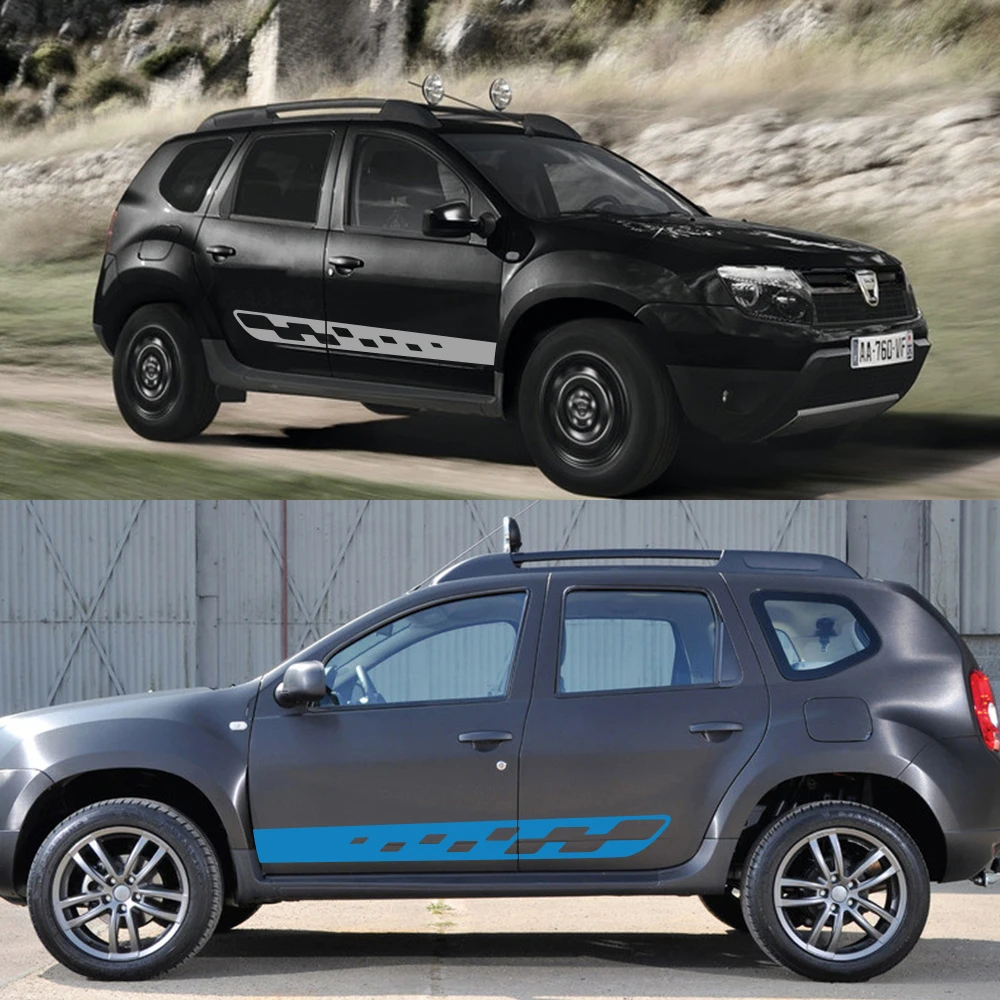 Car Door Side  Stickers DIY Auto Vinyl Film Sport Graphics Styling Decals Automobile Tuning Accessories For Renault Dacia Duster view 3
