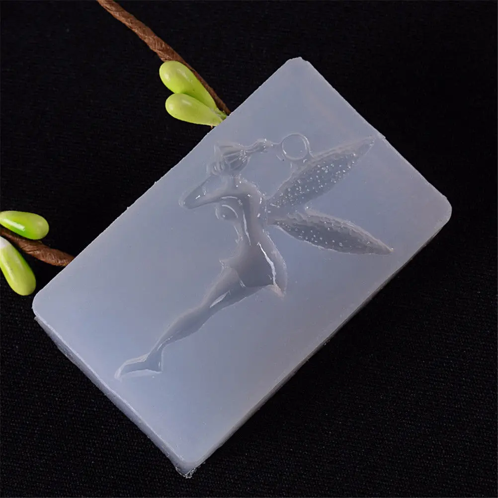 

Angel Girl Flower Fairy Shape DIY Craft Silicone Mould Jewelry Key Chain Making Mold Epoxy Resin Mold DIY Resin Decorative Craft