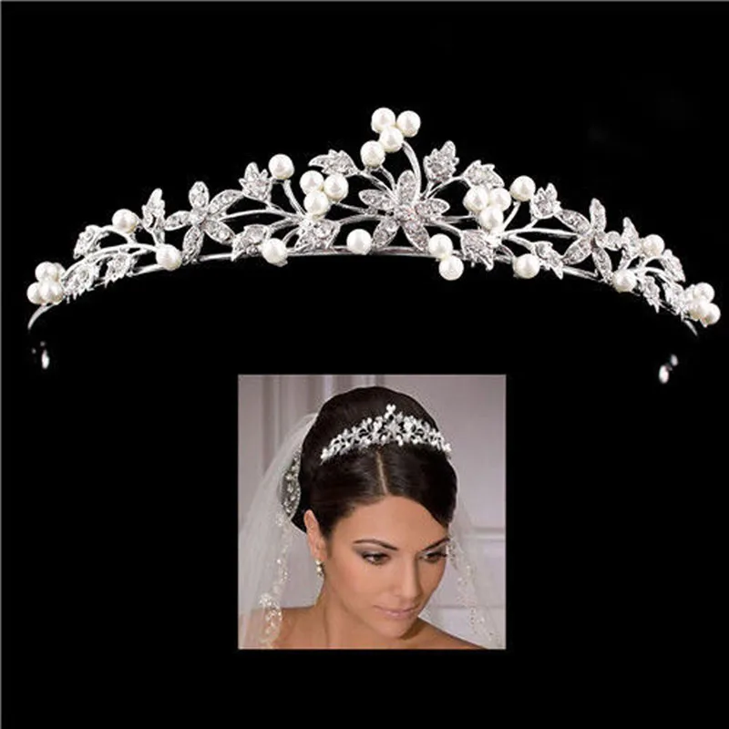 3 Designs Fashion Crystal Wedding Bridal Tiara Crown For Women Prom Diadem Hair Ornaments Wedding Bride hair Jewelry accessories