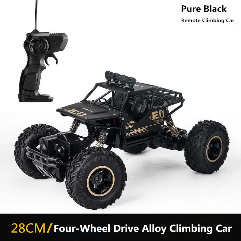 New Alloy RC Car High Speed Buggy Climbing Car RC Drift Racing Four-Wheel Drive Double Motor Alloy Remote Control Car kids toys