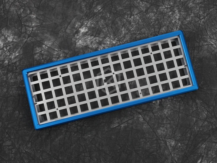 Anodized Aluminium case for xd75re xd75 60% custom keyboard acrylic panels acrylic diffuser can support Rotary brace