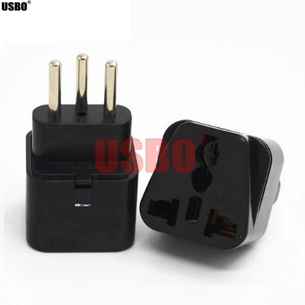 Black white 10A 250V EU UK AU US Germany French Israel Italy to Swiss travel adaptor plug universal socket convertor type-M