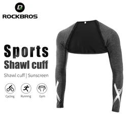 Rockbross motocicleta xale manga de seda gelo anti-uv proteção solar braço luvas de bicicleta pesca correndo ciclismo esportes braço mais quente