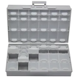 AideTek  BOX-ALL-48 Compartments SMD SMT capacitor BOX organizer surface mount Electronics Storage plasitc toolbox