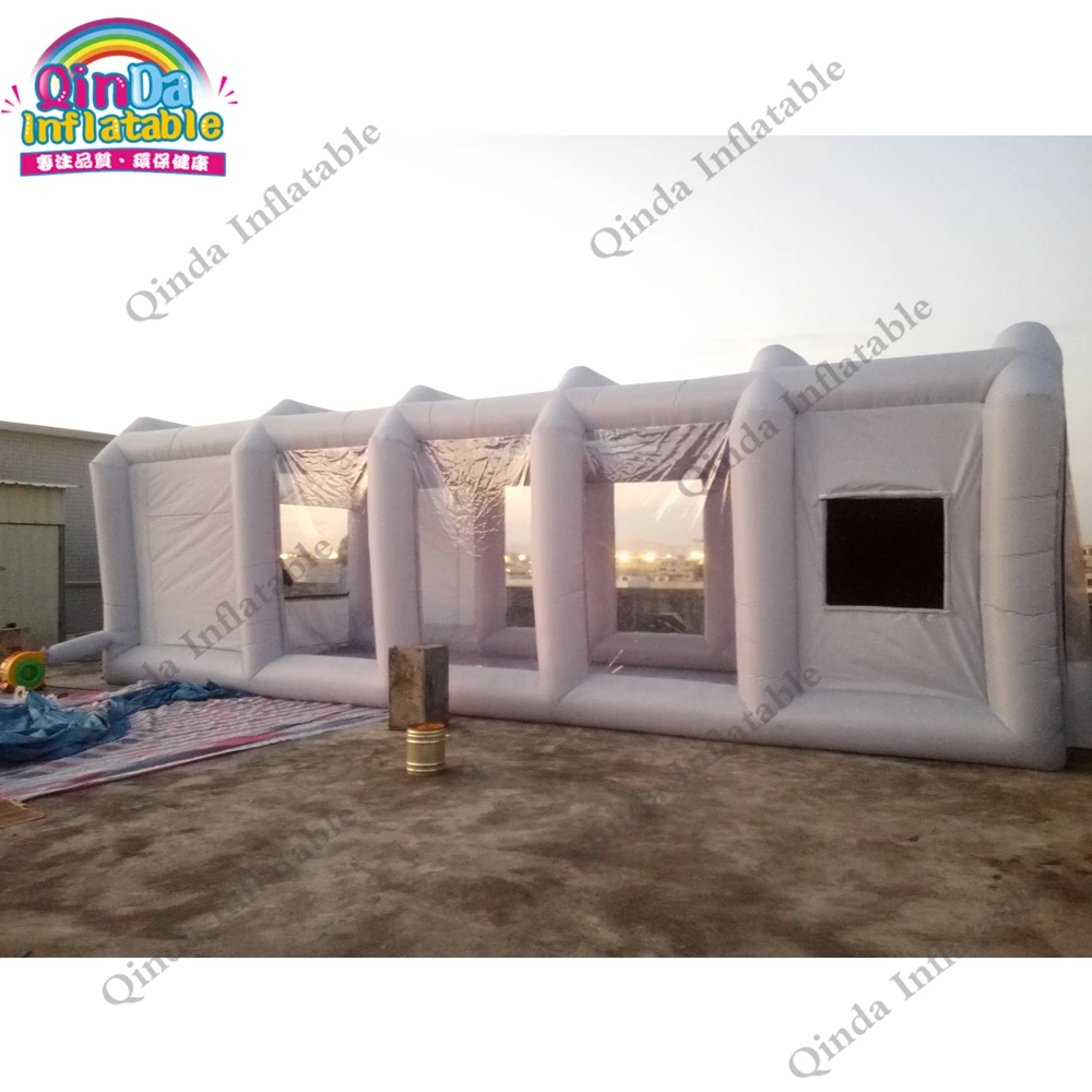 

9x4x3m Professional Supplier Inflatable Spraying Tent Cheap Mobile Used Inflatable Spray Paint Booth With Filter System