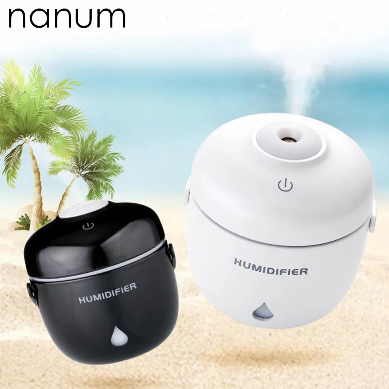 Aroma Essential Oil Diffuser Mini Ultrasonic Rice Cooker Humidifier Air Purifier LED Night Light USB Car air freshener