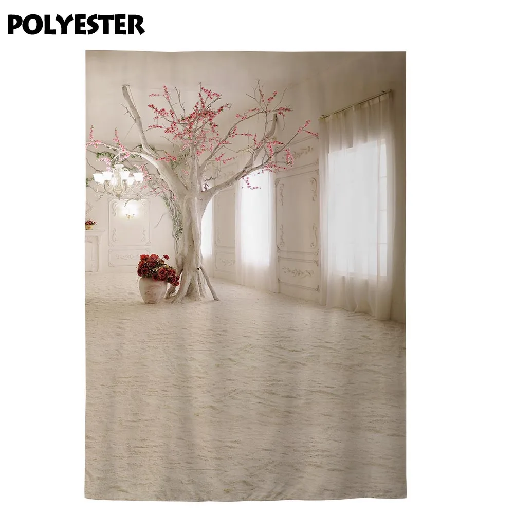 Funnytree photocall photophone white curtain indoor tree decorations wedding photography backdrops photo background photobooth