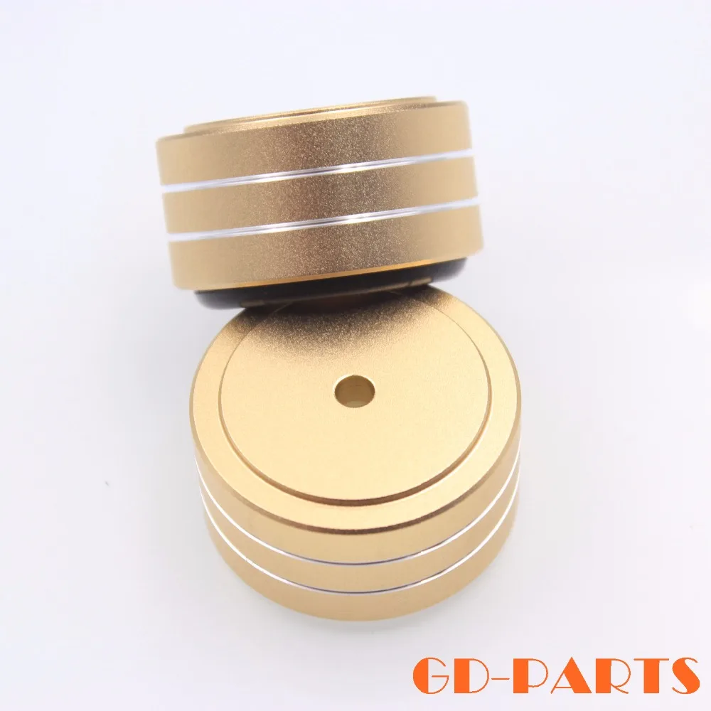 40mm * 20mm bearbeitetes massives Aluminium Audio Amp Füße Bein Lautsprecher Schrank Isolation Stand Boden Basis CD DAC Plattenspieler Pad Kegel