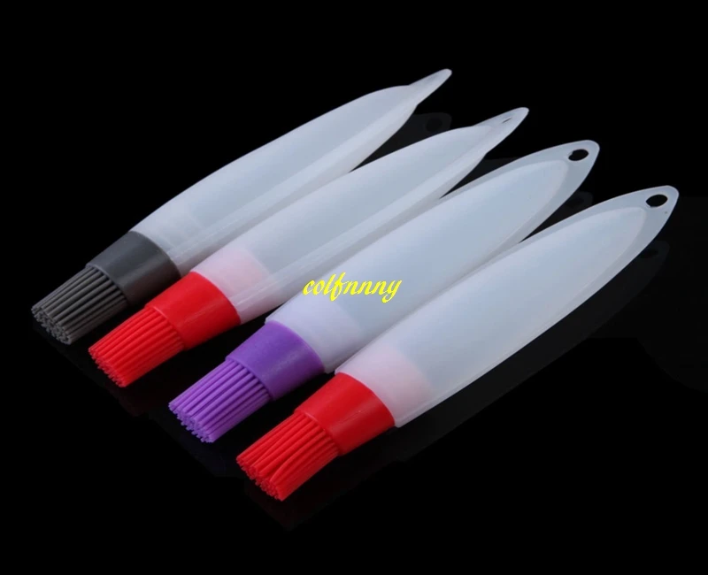 500pcs/lot BBQ Silicone Oil Brush Baking Brushes Liquid Oil Pen Cake Butter Bread Pastry Brush BBQ Utensil Safety Basting Brush