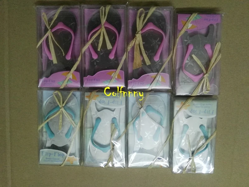 

500pcs/lot Wedding Favors Gift Party gift Flip Flop Bottle Opener with starfish design