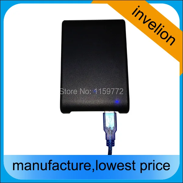 usb desktop uhf rfid reader and writer / rfid reader writer 865-868MHz epc gen2 rfid reader antenna ceramics 2dbi built in