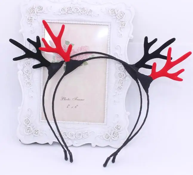 

Christmas Reindeer Antlers Headband Unique XMAS Adult Kids Fancy Dress Costume Animal Ear Hairband Hair Hoop Party Presents