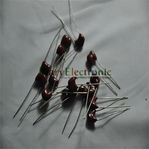 Wholesale 50pcs long lead New Silver MICA Capacitors 560pF 500V for tube audio guitar amps tone DIY parts free shipping