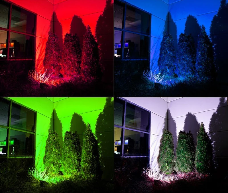 RGB LED Flutlichter 10W LED Außenstrahler IP65 Außenbeleuchtung Reflektor Spot Flutlicht Fernbedienung EU/AU/UK Stecker Lampen – Detail 14