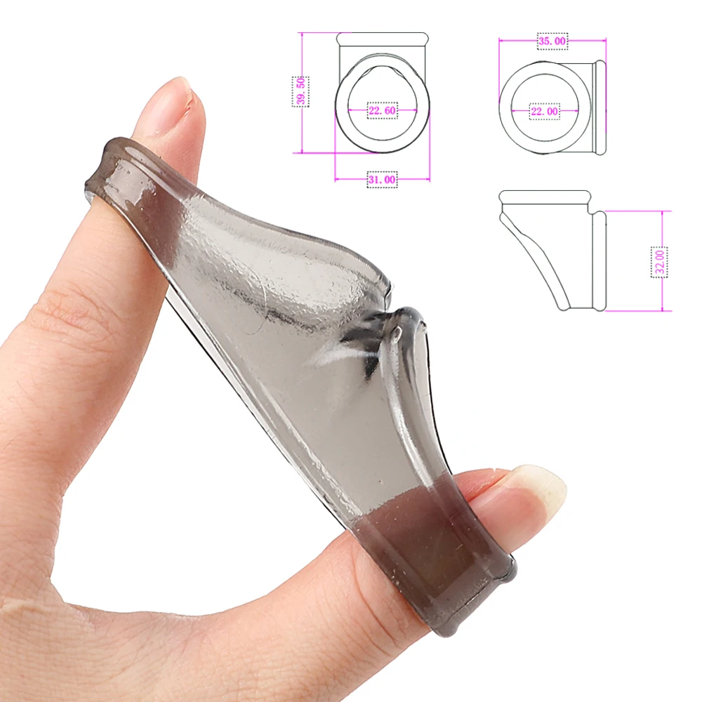 IKOKY Penis Sleeve Scrotal Binding Ring Sex Toys for Men Male Delay Ejaculation Penis Ring Cock Ring Chastity Cage Adult Product