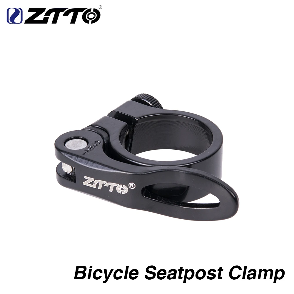 ZTTO Quick Release Ultralight Bicycle Seat Post Clamp 28.2 31.8 34.9mm Aluminum Alloy MTB Road Bike Seatpost Clamp Saddle Lock