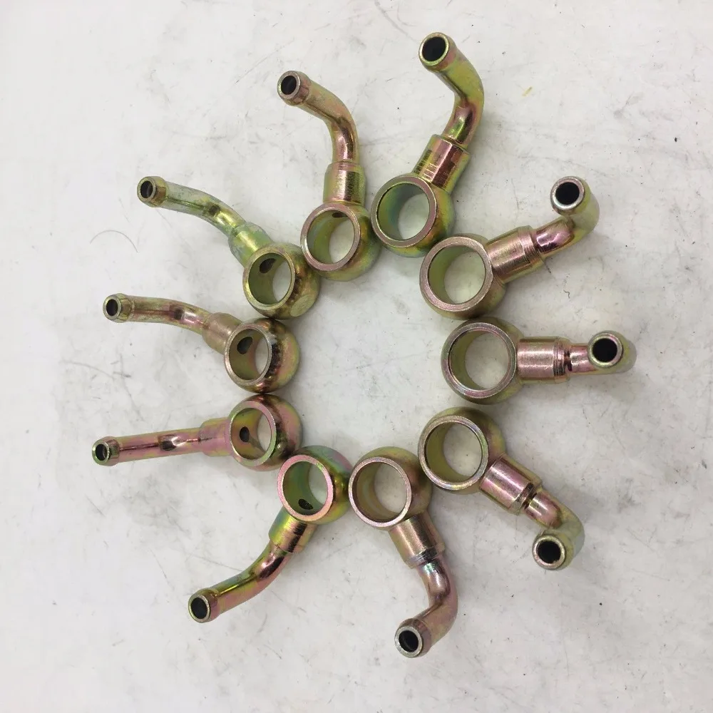 free shhipping set of 10(10 pcs) FUEL UNION INLET ELBOW for WEBER DCOE 90 DEGREES BANJO FITTING