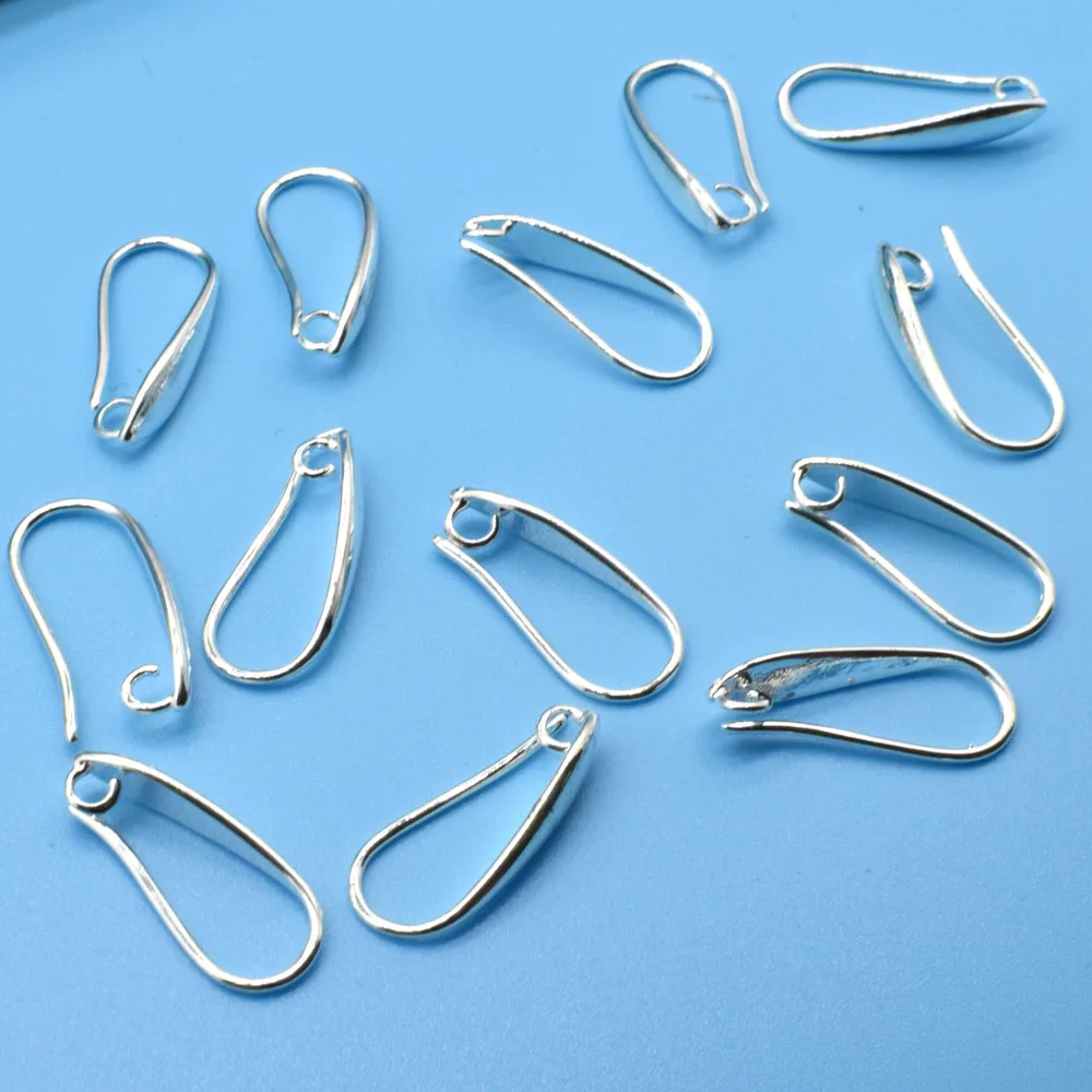 High-end quality 10pcs /lot 925 sterling silver craft earrings found DIY jewelry ear earrings accessories