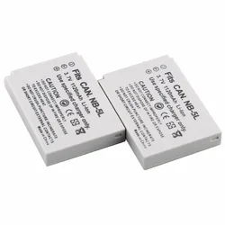 2 Pcs NB-5L NB 5L NB5L Battery For Canon IXUS 800 850 860 870 900 90 950 960 970 980 990 IS IXY 800 810 820 830 Camera