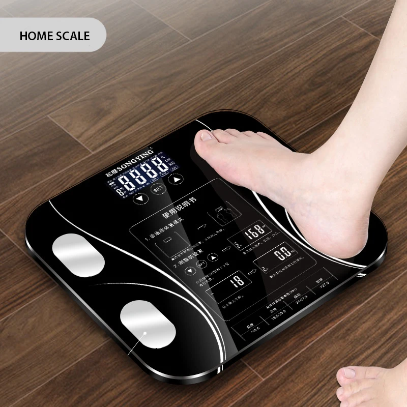 

Fat bmi Scale Digital Human Weight Mi Scales Bluetooth-compatible Floor lcd display Body Index Electronic Smart Weighing Scales