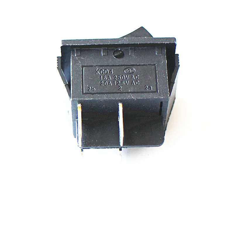 JOYING LIANG KCD4 4P Black Rocker Switch 30*25mm 16A 250V Electric Power Small Switch